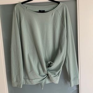 Gap tie waist sweatshirt